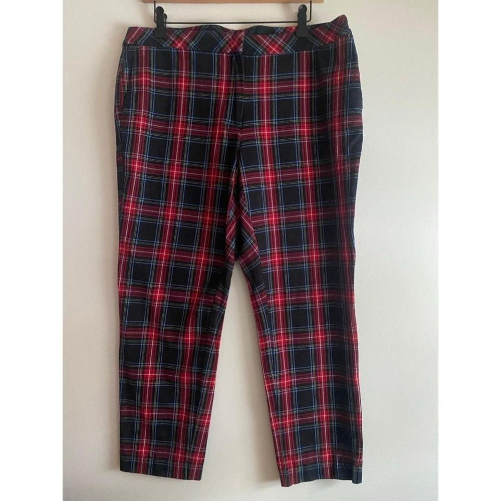 J Jill Plaid Pants Women's size 14